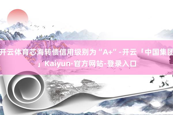 开云体育芯海转债信用级别为“A+”-开云「中国集团」Kaiyun·官方网站-登录入口